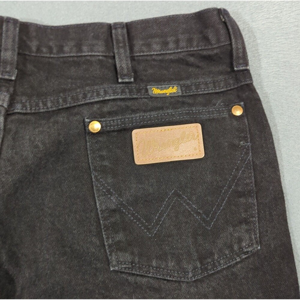 Wrangler VTG Jeans Men's 36x30 Fits 33x28 Black 936WBK Cowboy Cut Slim USA Made